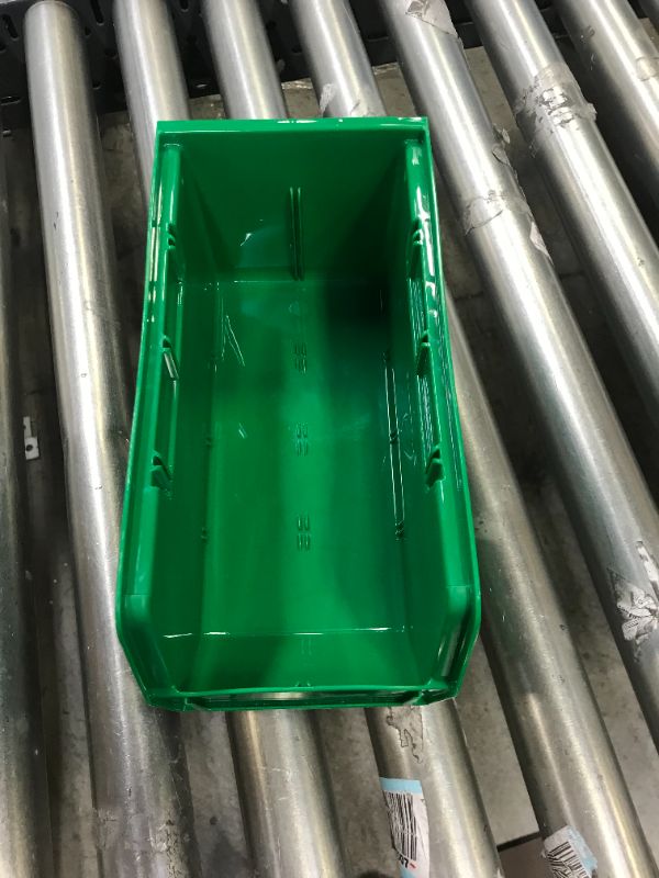 Photo 2 of Akro-Mils Green Hang and Stack Bin