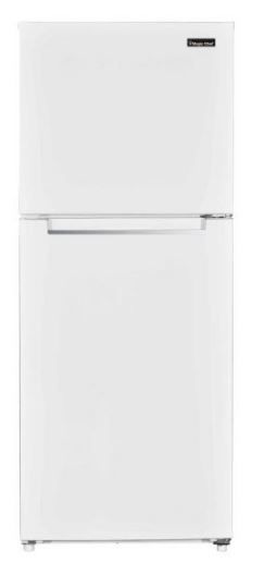 Photo 1 of 10.1 cu. ft. Top Freezer Refrigerator in White
