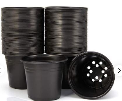 Photo 1 of .5 gallon pots black 100pack