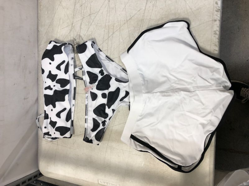 Photo 1 of 3 PIECE COW SWIM SUIT SMALL 