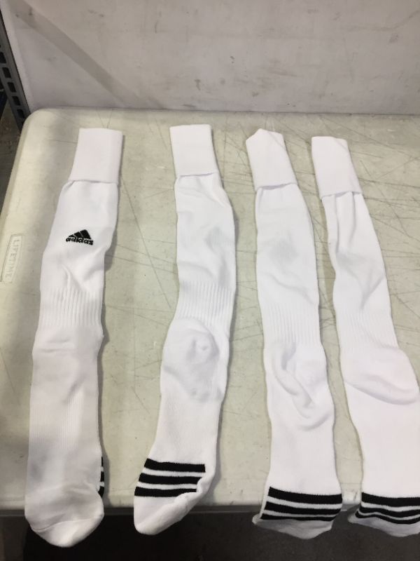 Photo 1 of ADIDAS LIONG SPORTS SOCKS SIZE SMALL 2 PAIRS 