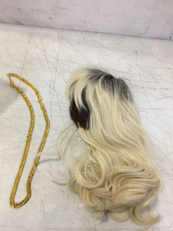 Photo 1 of COSTUME ARTIFICAL  WIG WITH CHAIN