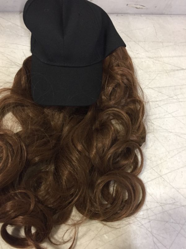 Photo 2 of 20" WIG WITH BASEBALL CAP