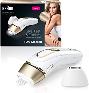 Photo 1 of Braun IPL Hair Removal for Women, Silk Expert Pro 5 PL5137 with Venus Swirl Razor, FDA Cleared, Permanent Reduction in Hair Regrowth for Body & Face, Corded
1 Count (Pack of 1)