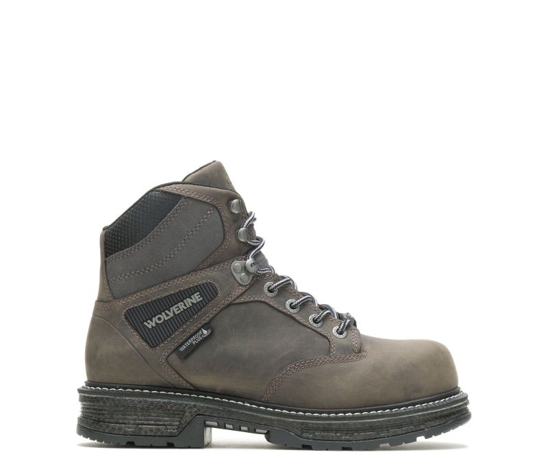 Photo 1 of HELLCAT ULTRASPRING™ 6" CARBONMAX WORK BOOT, CHARCOAL GREY SIZE 8