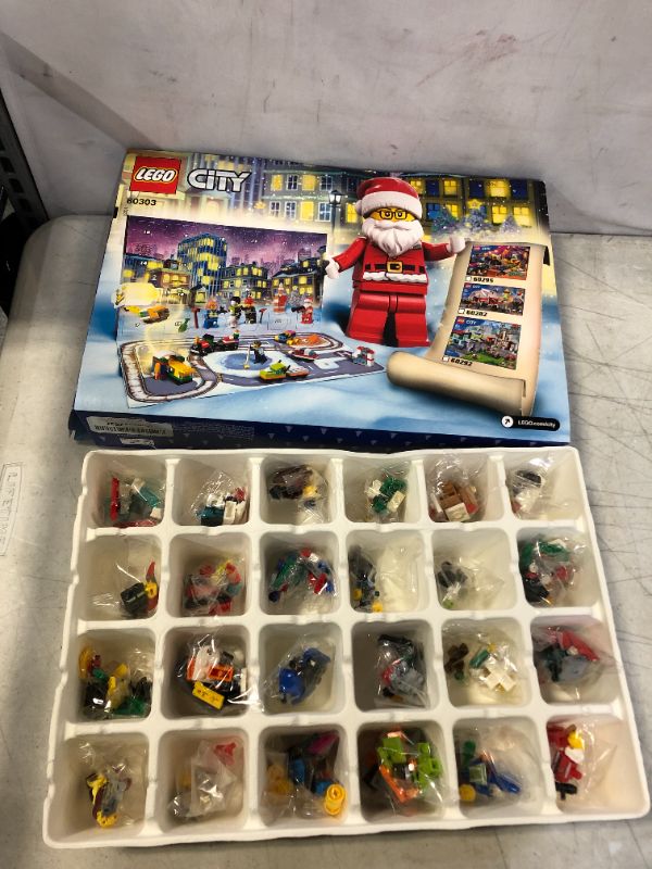 Photo 1 of LEGO City Advent Calendar 60303 Building Kit; Includes City Play Mat; Best Christmas Toys for Kids