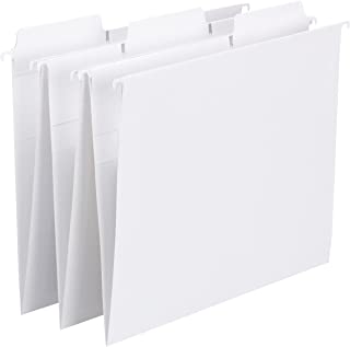 Photo 1 of Smead FasTab Hanging File Folder, 1/3-Cut Built-in Tab, Letter Size, White, 20 per Box (64002)