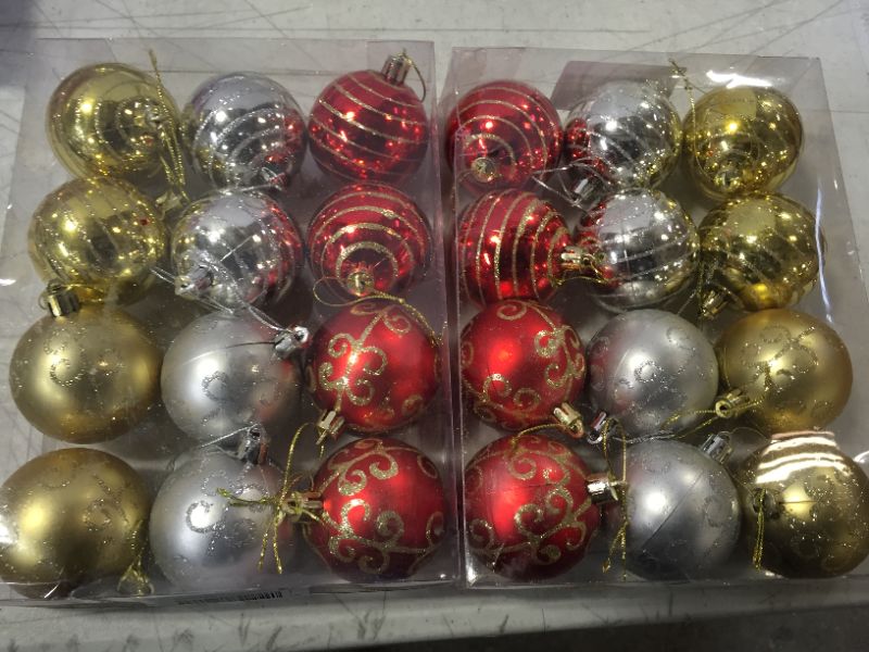 Photo 1 of CHRISTMAS ORNAMENTS 2 PACKS 