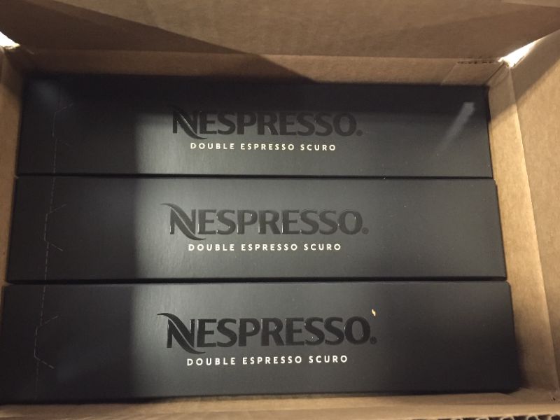 Photo 2 of Nespresso Capsules Vertuo, Double Espresso Scuro, Dark Roast Espresso Coffee, 30 Count Coffee Pods, Brews 2.7 Ounce
Dark · 30 Count (Pack of 1)