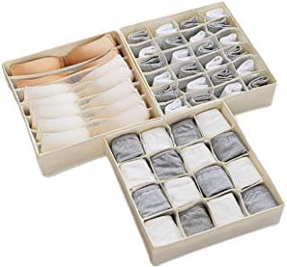 Photo 1 of 3 Pack Foldable Drawer Organizers ,Socks and Underwear Organizer , Storage Box for Clothes