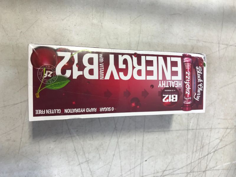 Photo 2 of Zipfizz Energy Drink Mix - Black Cherry (20 ct) EXP 2023