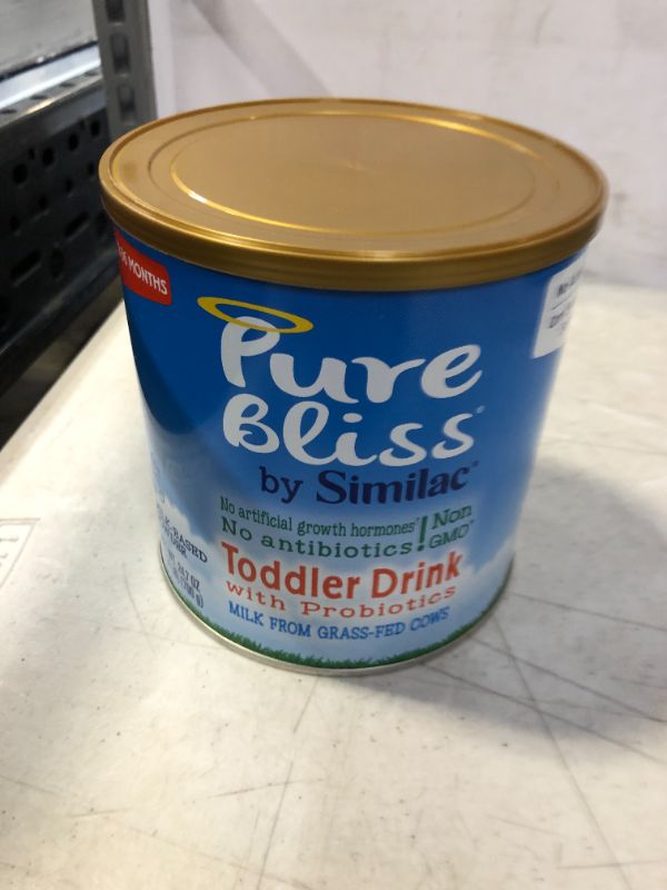 Photo 2 of Similac Pure Bliss GMO Free Grass Fed Powder Toddler Formula, 24.7 oz Canister