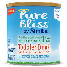 Photo 1 of Similac Pure Bliss GMO Free Grass Fed Powder Toddler Formula, 24.7 oz Canister