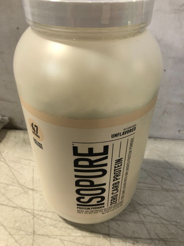 Photo 2 of Nature's Best Isopure Whey Protein, Unflavored - 3 lb canister