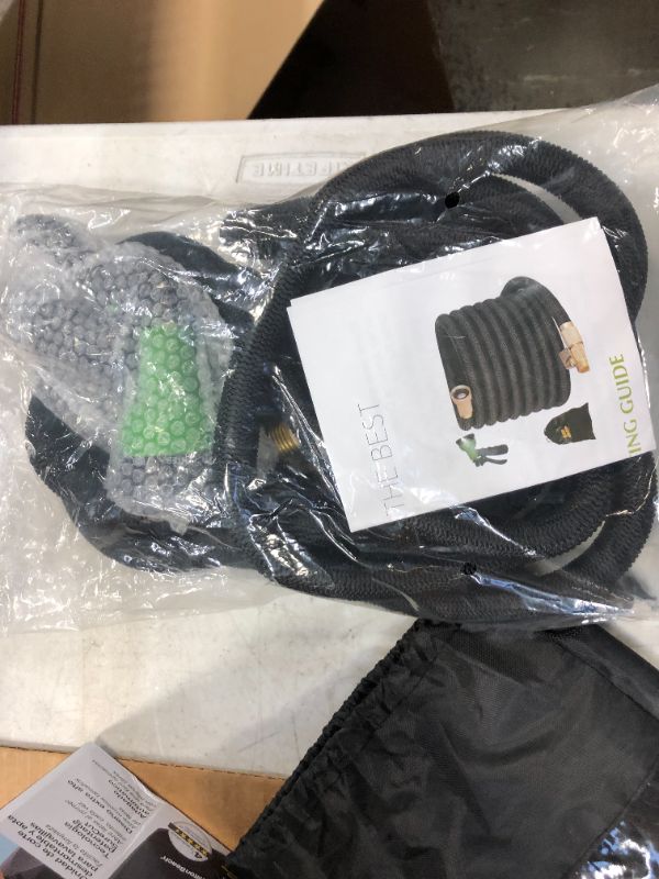 Photo 1 of Flexible Garden Hose --Never Kink Expandable Hose - Brass Connectors |  Function Hose Sprayer
