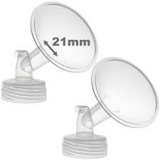 Photo 1 of NENESUPPLY 21 MM 2 PC FLANGES COMPATIBLE WITH SPECTRA S2 SPECTRA S1 9 PLUS BREASTPUMPS