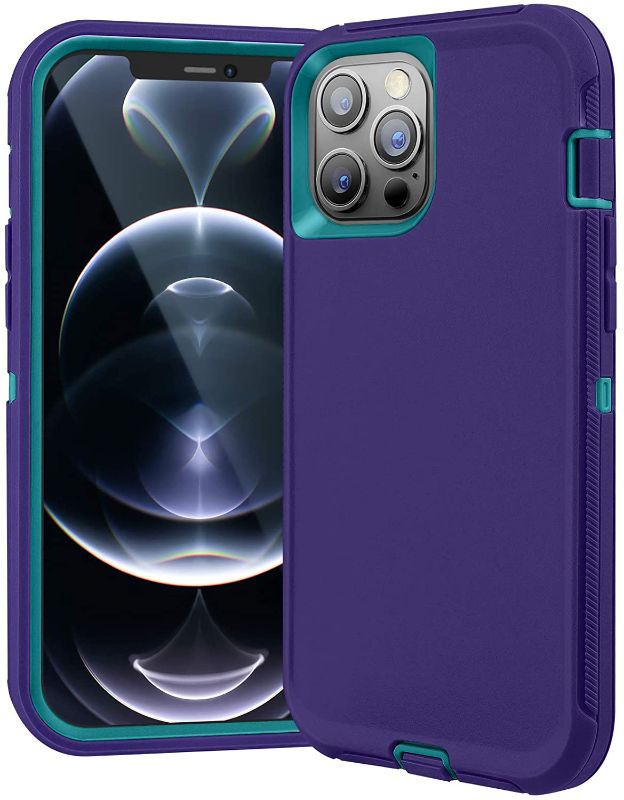 Photo 1 of 
FulSoulComM Compatible with iPhone 12 Pro Max Case Defender Case, Heavy Duty Full-Body Rugged Case Shockproof