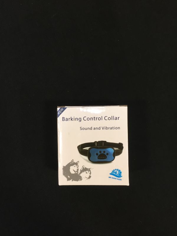 Photo 2 of ***factory sealed***MK Global Bark Collar – Barking Dog Deterrent for Small,Medium,Large Dogs Vibration and Sound Mode - Humane Dog Barking Control Device No Shock Training Collar
