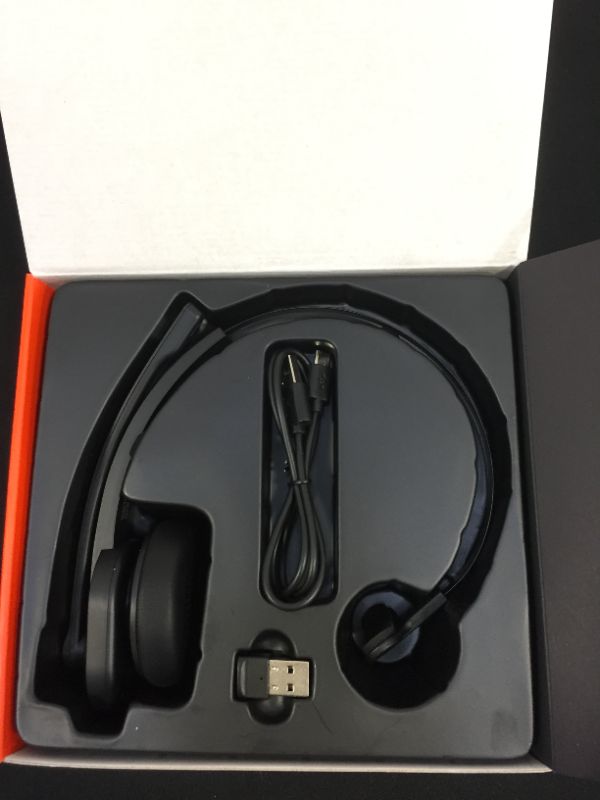 Photo 2 of TaoTronics Bluetooth Headset with Microphone, Wireless Headset with USB Adapter ***new brand open for photos***