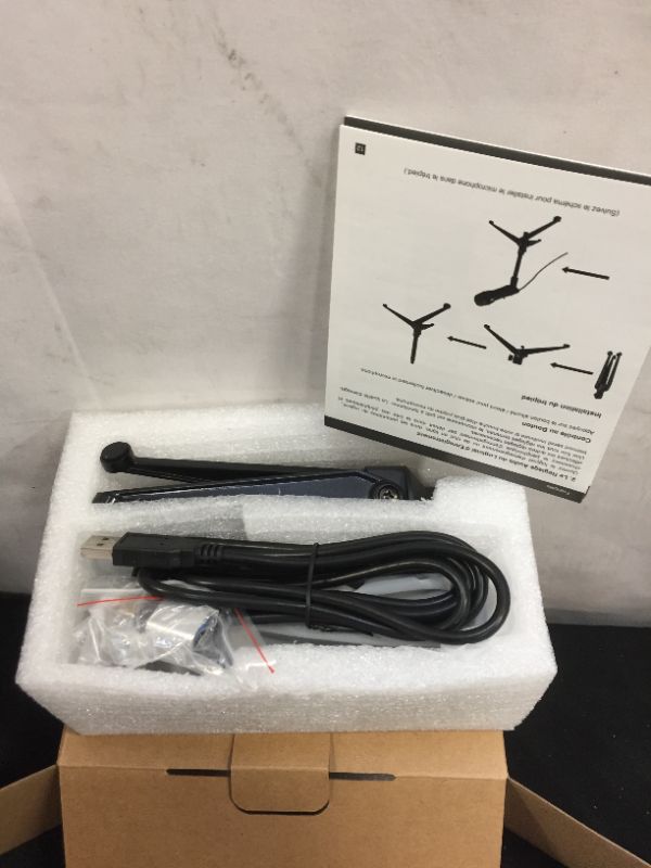 Photo 1 of Ynnthy USB Condenser Microphone for Computer, Metal Recording Microphone Over Mac or Windows for Streaming, Recording, Gaming, Podcasting, Voice Over, Zoom, YouTube
