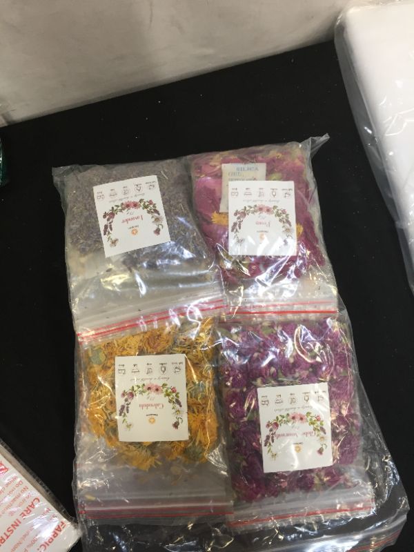 Photo 3 of Dried Flowers and Herbs for Soap Making - 18 Varieties Rose Buds Jasmine Lavender Dry Flower Petals - Lip Gloss Witchcraft Supplies Resin Jewelry Essential Oils for Candle Crafts Nail Art Bath Bombs
