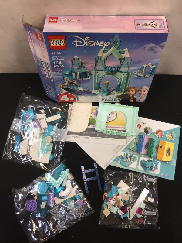 Photo 2 of LEGO Disney Anna and Elsa's Frozen Wonderland 43194 Building Kit****new open for photos****
