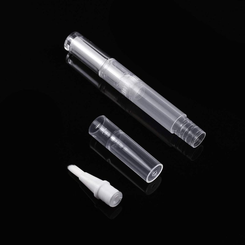 Photo 1 of 100 Pack 3 Ml Transparent Twist Pens Empty Nail Oil Pen Brush, Cuticle Oil Pen Cosmetic Lip Gloss Container Applicators
