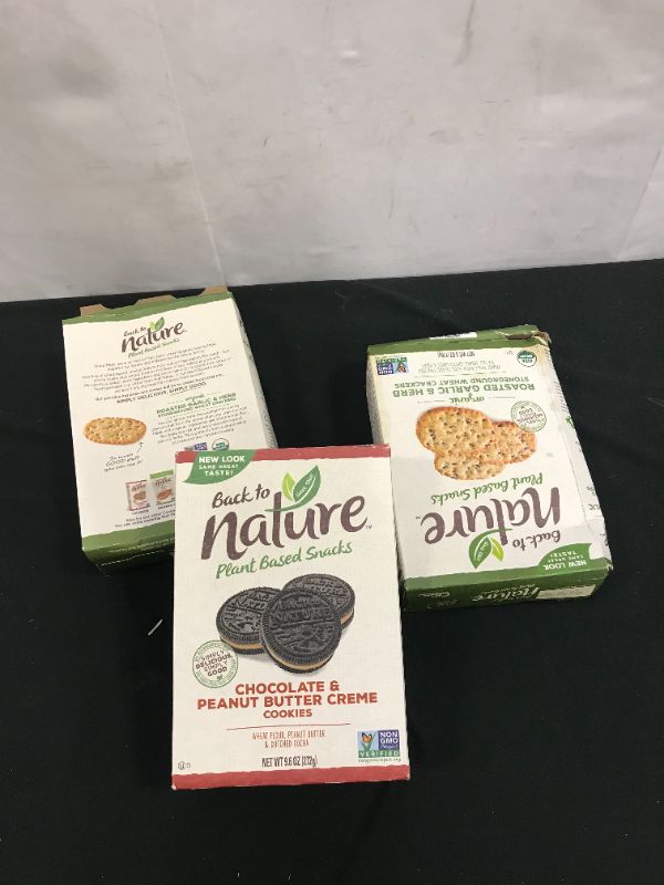 Photo 1 of 3 pack of Nature plan based snacks Exp- Dec-13-2021 & Dec-08-20221 