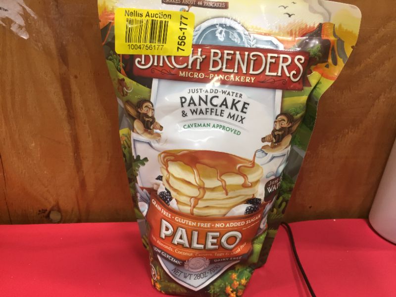 Photo 1 of Birch Benders Paleo Pancake & Waffle Mix, Made With Cassava, Coconut & Almond Flour, Just Add Water, 28 Oz
