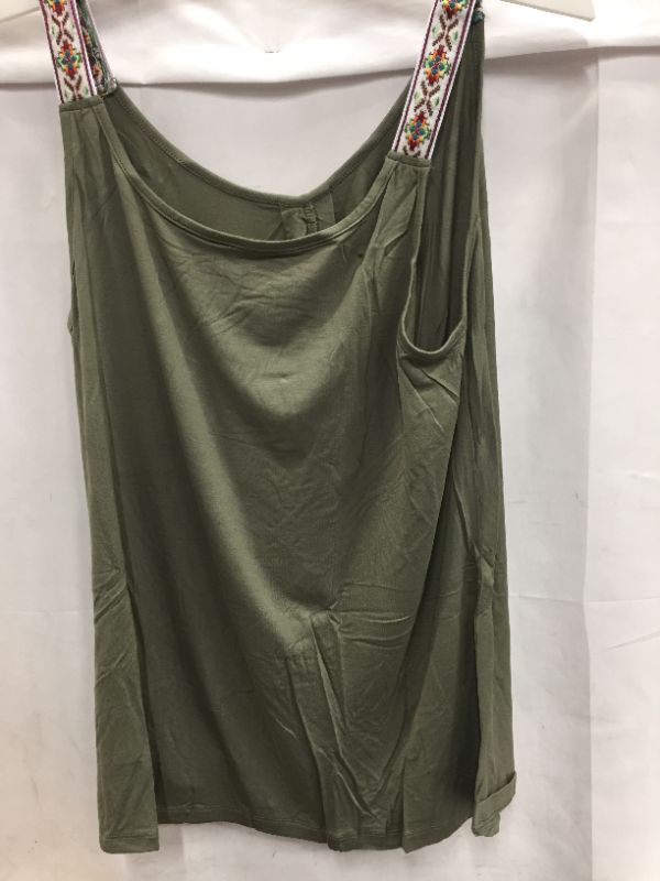 Photo 2 of arsenal women's V Neck lace satin solid spaghetti strap size 2XL 