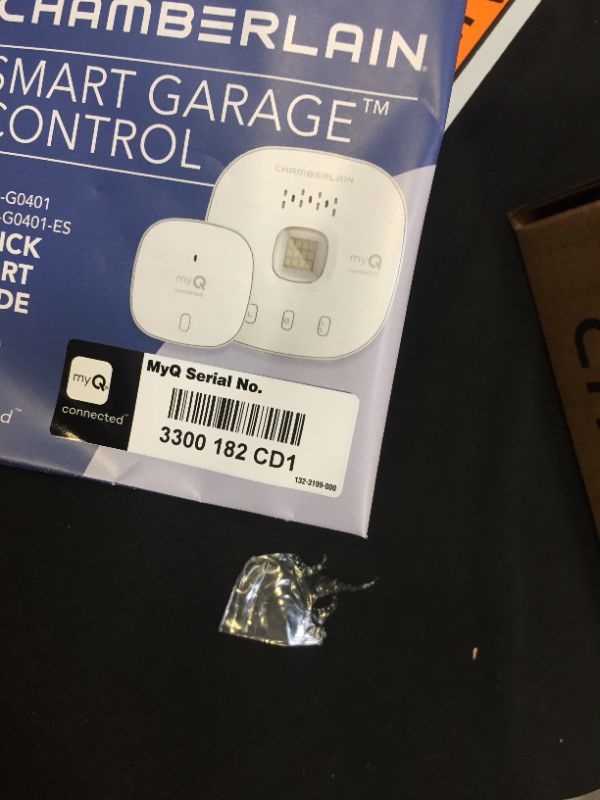 Photo 6 of Chamberlain MyQ Wireless Smart Garage Hub and Controller - White
