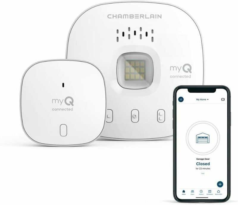 Photo 1 of Chamberlain MyQ Wireless Smart Garage Hub and Controller - White
