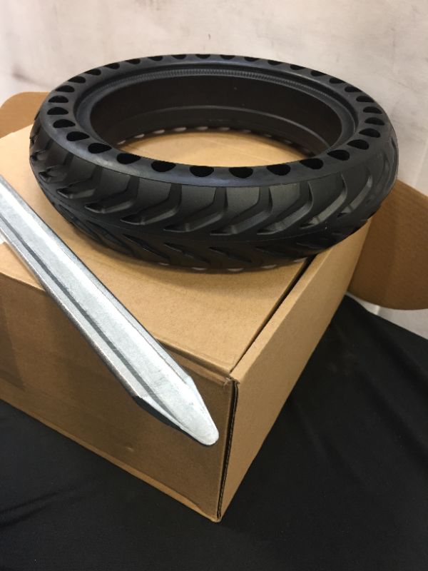 Photo 3 of --ONLY 1--Cooryda Solid Tire for Xiaomi m365 Electric Scooter Mijia Mi m365 pro/gotrax gxl V2/gotrax XR, 8.5 inches Electric Scooter Wheels 8 1/2'' Front or Rear Replacement Honeycomb Solid Tires
