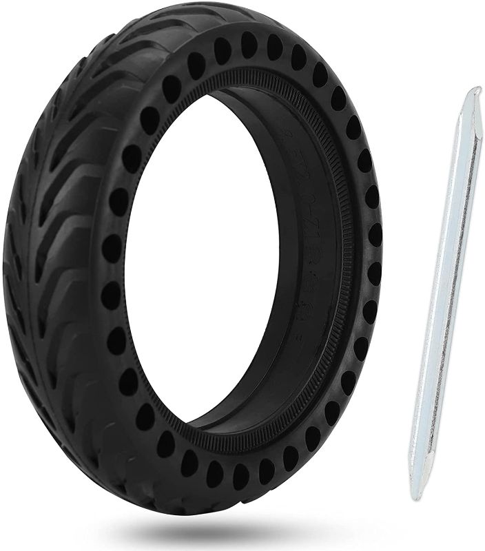 Photo 1 of --ONLY 1--Cooryda Solid Tire for Xiaomi m365 Electric Scooter Mijia Mi m365 pro/gotrax gxl V2/gotrax XR, 8.5 inches Electric Scooter Wheels 8 1/2'' Front or Rear Replacement Honeycomb Solid Tires
