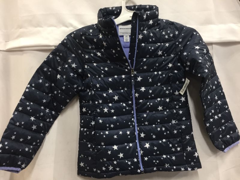 Photo 1 of amazon essential kids stars navy blue jacket   girl Size XL 