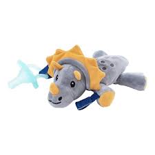 Photo 1 of Dr. Brown's Lovey Pacifier and Teether Holder with HappyPaci Silicone Pacifier - Triceratops - 0-6 Months--the packaging is damage---
