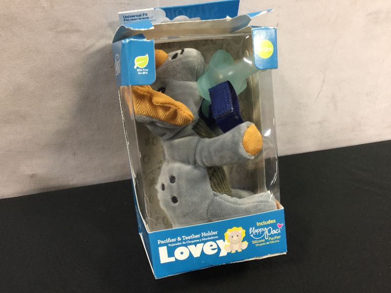 Photo 1 of Dr. Brown's Lovey Pacifier and Teether Holder with HappyPaci Silicone Pacifier - Triceratops - 0-6 Months--the packaging is damage---
