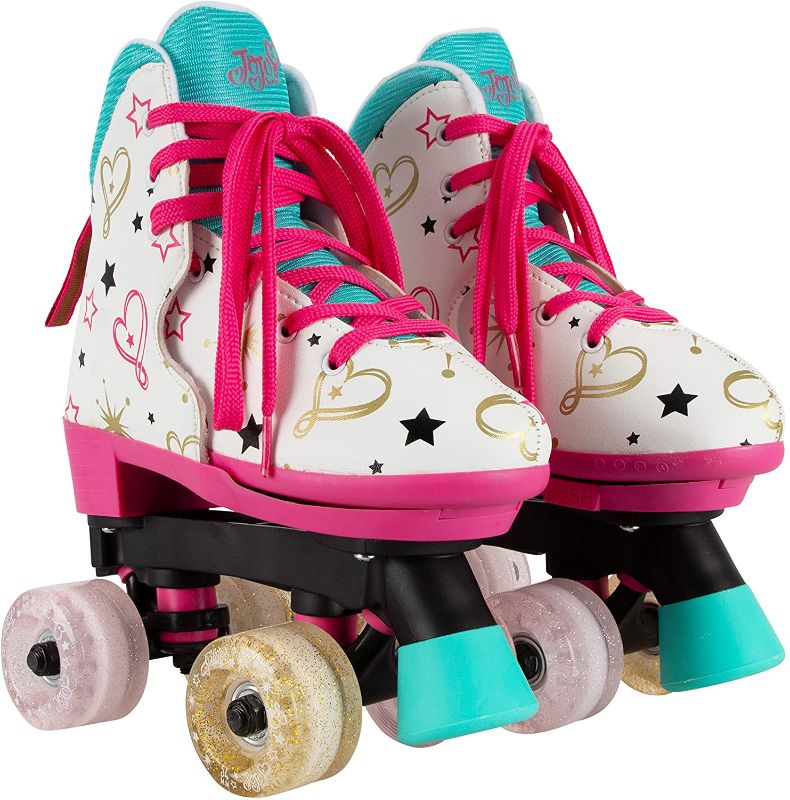 Photo 1 of Circle Society Classic Adjustable JoJo Siwa Children's Roller Skates, SIZE 12-3 US Girls
