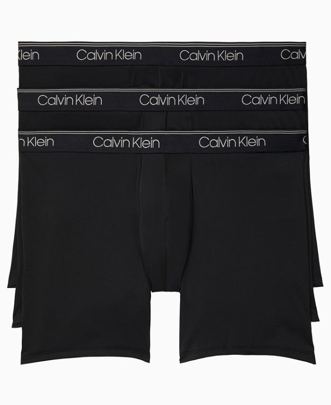 Photo 1 of Calvin Klein Men's Microfiber Stretch Multipack Boxer Briefs
