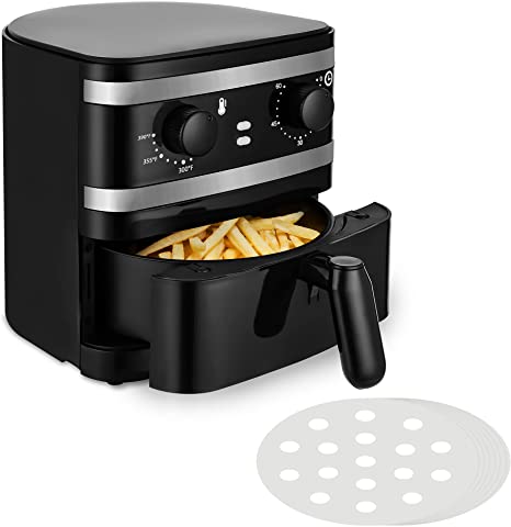 Photo 1 of 1 Quart Small Compact Air Fryer, Mini Oil-Less Healthy Cooker, Home Use or Promotion Gift use, Non Stick Safe Fryer Basket, 60 Minute Timer & Temperature Control, Indicator light, Auto Shut-Off, 1-2 Personal Use