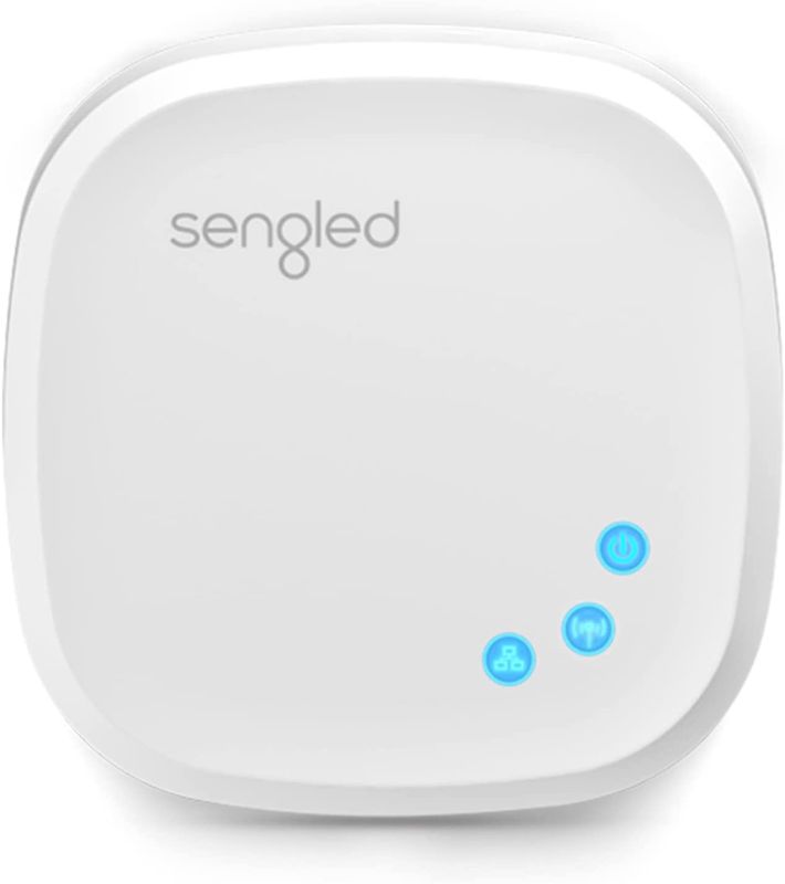 Photo 1 of Sengled Smart Hub For Use with Sengled Smart Products Compatible with Alexa and Google Assistant and IFTTT Z02-hub Smart Hub White 1 Pack
