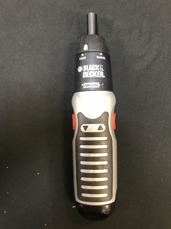 Photo 2 of 
Black & Decker’s AA-Powered Cordless Screwdriver BLACK