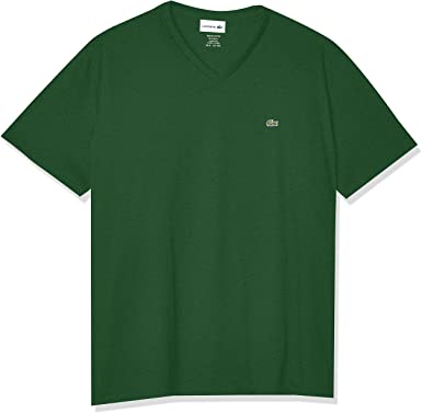 Photo 1 of Lacoste Men's Short Sleeve V-Neck Pima Cotton Jersey T-Shirt SMALL
