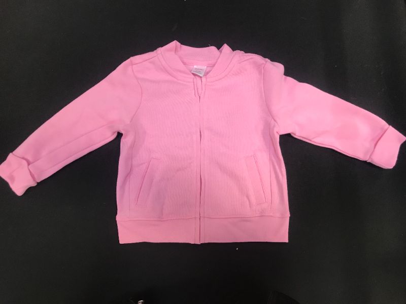 Photo 1 of BABY PINK ZIP FLEECE JACKET SIZE 18-24MONTHS