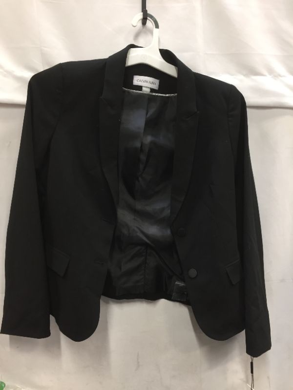 Photo 2 of Calvin Klein Women's Two Button Lux Blazer 12P
