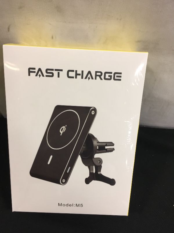 Photo 2 of ---Brand New Factory Sealed----Magnetic Wireless Car Charger,Hohosb Mag-Safe Wireless Car Charger [Magnetic Attachment and Alignment], Compatible with iPhone 12/12 Pro/12 mini/12 Pro Max Air Vent Car Mount with QC3.0/PD Adapter
