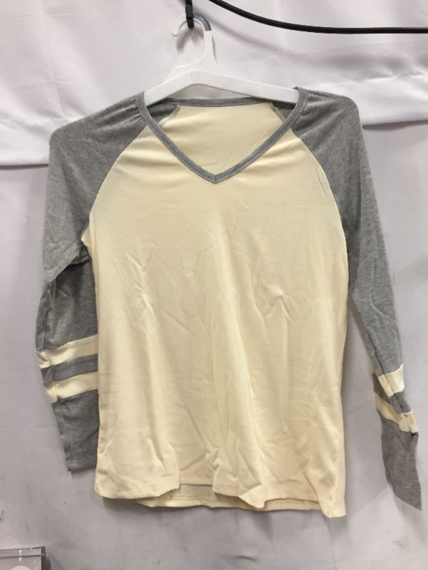 Photo 1 of Aiopr Women’s Long Sleeve Tops Crew Neck Striped Casual Tunic Shirts Blouses Size Medium 
