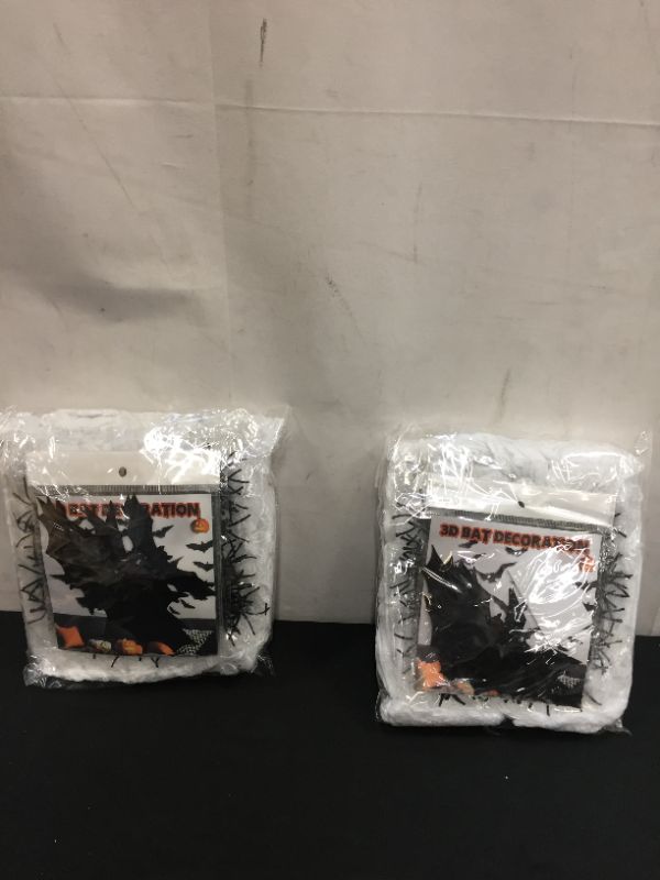 Photo 1 of 2 pack spider web items Halloween items 