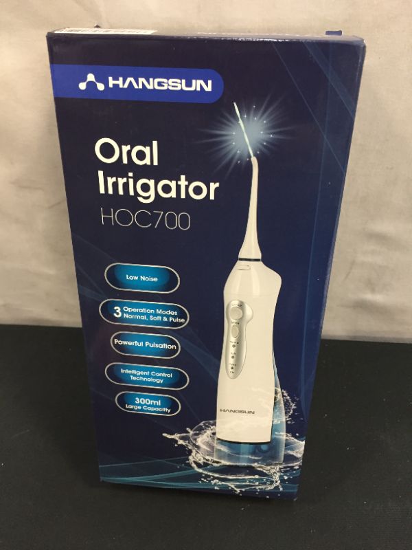 Photo 1 of Hangsun HOC700 Rechargeable Oral Irrigator Set***new brand factory sealed****
