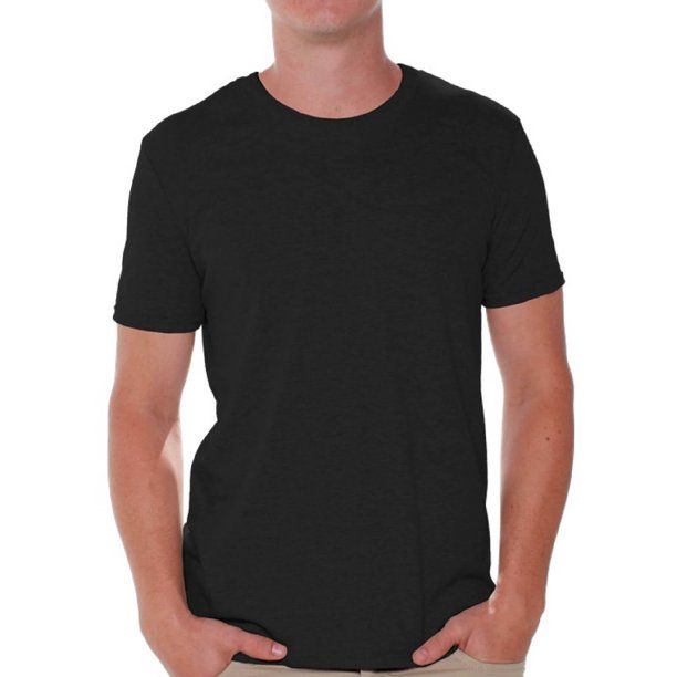 Photo 1 of gildan men's tshirts, black, 3x, 4 pack